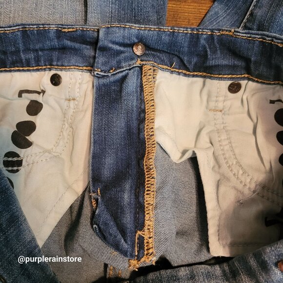 Blanknyc intro Jeans 29 Mid Rise Skinny Tummy Control Raw Step Hem Medium Light - Picture 4 of 14